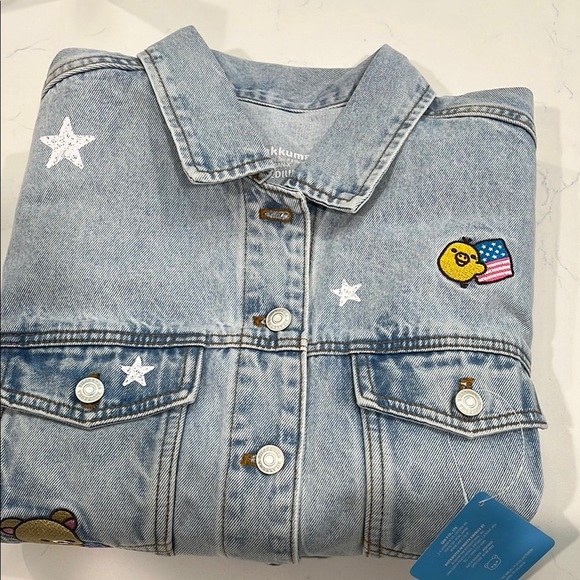 Rilakkuma San-X Original 20th Anniversary USA Tour Limited Denim Jacket - Picture 6 of 9